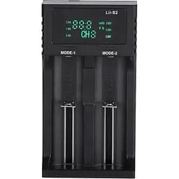 Зарядний пристрій LiitoKala Lii-S2 для акумуляторів Li-Ion/LiFePO4/Ni-Mh Black