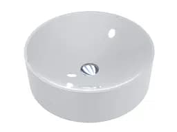 Умивальник Miraggio ELLEL (0000185) Miramarble, Глянцевий, Накладний, Білий