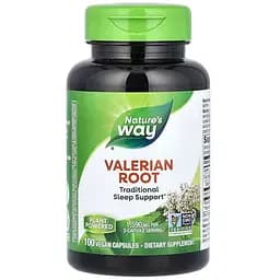 Корінь валеріани Nature's Way Valerian Root 1590 мг 100 веганських капсул  