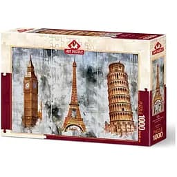 Пазл Art Puzzle Три міста Три вежі 1000 ел. (5199)