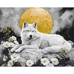 Картина по номерам "Місячна тиша" ©art_selena_ua KHO6707, 40х50 см