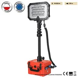 Прожектор професійний Mactronic Monster Light Mini Rescue (18 000 Lm) Recharge (PFL0151-E-ORANGE) - мініатюра 1