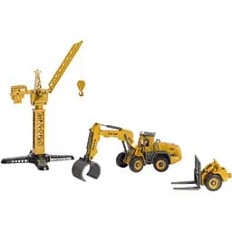 Машинка-конструктор Otamanko Автоконструктор Погрузчик вилочный/с грейфером для древесины 2 в 1