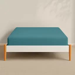 Простирадло Cosas на резинці фланель 100х200 azure, бірюзовий (Flannel_68Azure_100x200x20) - мініатюра 3