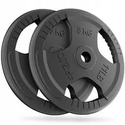 Диск металлический 4FIZJO 2 x 5 кг 26 мм Black (P-5905973401340)