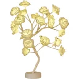 Лампа настільна XPRO SFK-27 Дерево біло-рожева троянда 24 LED тепле світло (44865-16923_299)