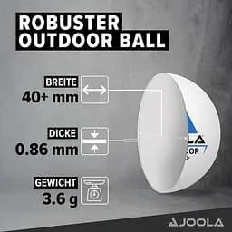 Набір для настільного тенісу Joola Vivid Outdoor 2 Bats 3 Balls (51010) - мініатюра 5
