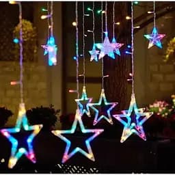 Гірлянда LED Technology світлодіодна штора зорепад 138 led 2.5 м ширина мульти колір
