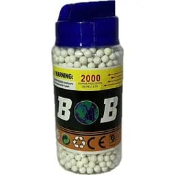 Пневматичні кулі BOB 8081: 2000 шт. у дисплеї Білий