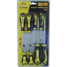 Набір викруток Сталь 8 шт. (58186)