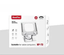 Настільна підставка NeePho NP-T3 для смартфона та планшета з металевою основою і обертанням на 360 градусів Сірий - мініатюра 4