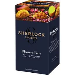 Чай чорний Sherlock Secrets Pleasure Time 39.6 г (22 шт x 1.8 г)
