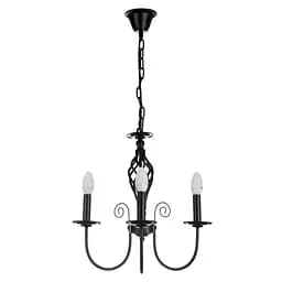 Люстра подвесная Brille свеча E14 40W BK (BKL-591S/3)