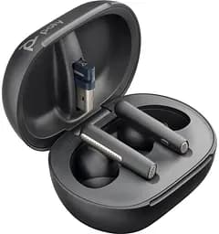 Навушники TWS Poly Voyager Free 60 + Earbuds + BT700A + TSCHC Black (7Y8G3AA) - мініатюра 3