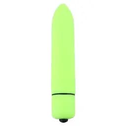 Міні віброкуля для жінок з 10 режимами вібрації 9,3 см салатовий