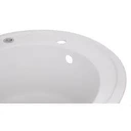 Кухонна мийка Lidz D510/200 WHI-01 (LIDZWHI01D510200), Білий - мініатюра 5