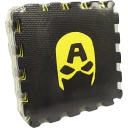 Килимок мозаїка Limo Toy Супергерої 10 елементів чорний M 6251 