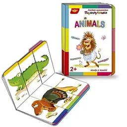 Дитяча розвиваюча книжечка "Переплутаниця Animals" Майстер 595012 серія Логіка малюкам