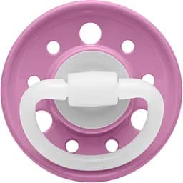 Пустушка кругла Nip Вишенька від 6 міс. рожева (910092)