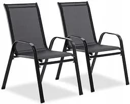 Крісло садове Garden Line Majorka Black - мініатюра 4