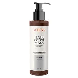 Тонувальна маска для волосся з кератином і пантенолом WIL'NA Hair Color Mask Срібний 250 мл - мініатюра 1