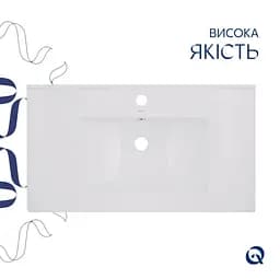 Раковина врізна меблева Qtap Albatross 820x460x180 White з донним клапаном QT01113080CW148475 - мініатюра 4