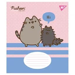 Зошит Yes Pusheen The Cat A5, 12 аркушів в лінію (767613)