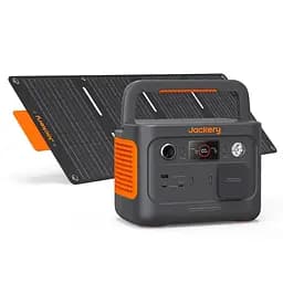 Комплект зарядна станція і панель Jackery Explorer 300 Plus + Solar Panel Black/Orange