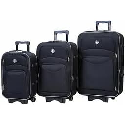 Валіза набір 3 штуки чорний