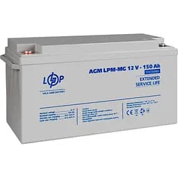 Акумулятор LogicPower AGM-MG 12V/150Ah/1800Wh [4197] [109177] - мініатюра 2
