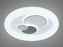 Світильник стельовий LED Diasha 1897 58W, 33 см, 3190 лм, 3200K-6000K, акрил, метал, сучасний стиль для дому - мініатюра 3