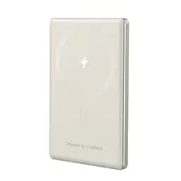 Повербанк 5000mAh Choetech B738 White QC3.0 PD3.0 бездротова магнітна зарядка (43-00160)