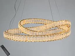 Світлодіодна люстра Romin Мебіус золото 92 Вт пульт