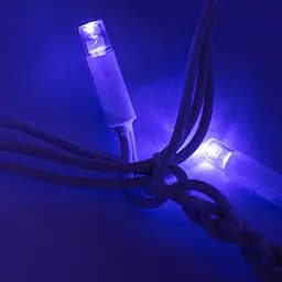 Вулична гірлянда бахрома 5.2х0.5м Xmas 120 Short curtain-B-1 115 LED, Синя лед гірлянда зовнішня (ST) - мініатюра 3