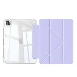 Обкладинка BeCover Ultra Slim Origami Transparent з кріпленням Apple iPad Pro 11" M4 2024 Purple (711692) - мініатюра 4