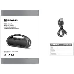 Колонка REAL-EL X-713 Black - мініатюра 11