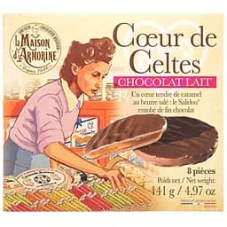 Цукерки La Maison d'Armorine Солона карамель у молочному шоколаді 141 г