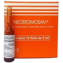 Препарат для боротьби із зовнішніми паразитами тварин Ceva Neostomosan (Неостомозан) 1 ампула 5 мл