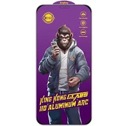 Захисне скло 5D Anti-static Purple (тех.пак) для Apple iPhone 11 Pro / X / XS (5.8) Чорний