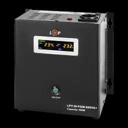 ДБЖ з правильною синусоїдою 12V LPY-W-PSW-800VA+ (560Вт) 5A/15A - мініатюра 3