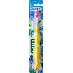 Зубна щітка GUM Junior Monster м'яка жовта