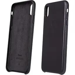 Оригінальний шкіряний чохол Apple Leather Case для iPhone XS Max (6.5") Black (MRWT2ZM/A) - мініатюра 6