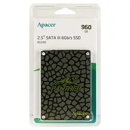 Накопичувач SSD Apacer AS340 960GB 2.5" 7mm SATAIII Standard (AP960GAS340G-1) - мініатюра 2