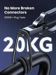 Кабель UGREEN 35985 USB-C TO USB-C Cable 100W PD Fast Charging Cable 0.5m для iPhone 15/Plus/Pro/Pro Max - мініатюра 8
