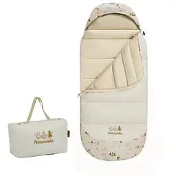 Спальник дитячий з капюшоном Naturehike B180 CNH22SD001, бежевий