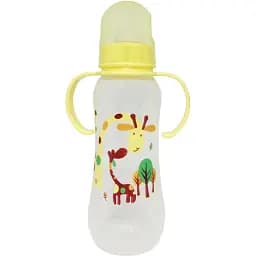 Бутылочка с ручками Mega Zayka 250 мл MGZ-0207 (Yellow) 