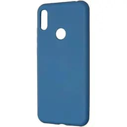 Чохол-книжка Toto Silicone Full Protection Case HuAwei Y6s Navy Blue - мініатюра 3