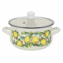 Кастрюля эмалированная Infinity Lemon, 8 см, 2,4 л (6625132)