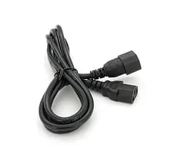 Кабель живлення вторинний OEM PC-monitor 1.8m 0.75 мм Iec C13-C14 - мініатюра 3