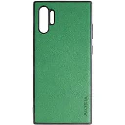 Чохол Aioria Cross Pattern Case для Samsung Galaxy Note 10+ Green